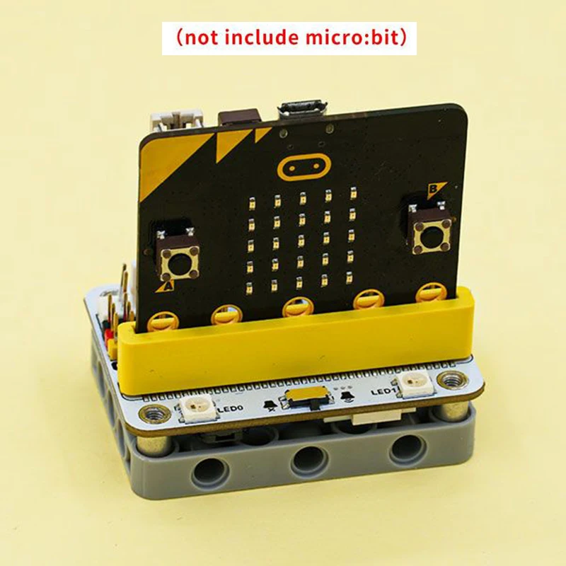 Micro:bit Wukong Expansion Board Adapter for Building Blocks Compatible with Legoeds Programing Project simulation building blocks