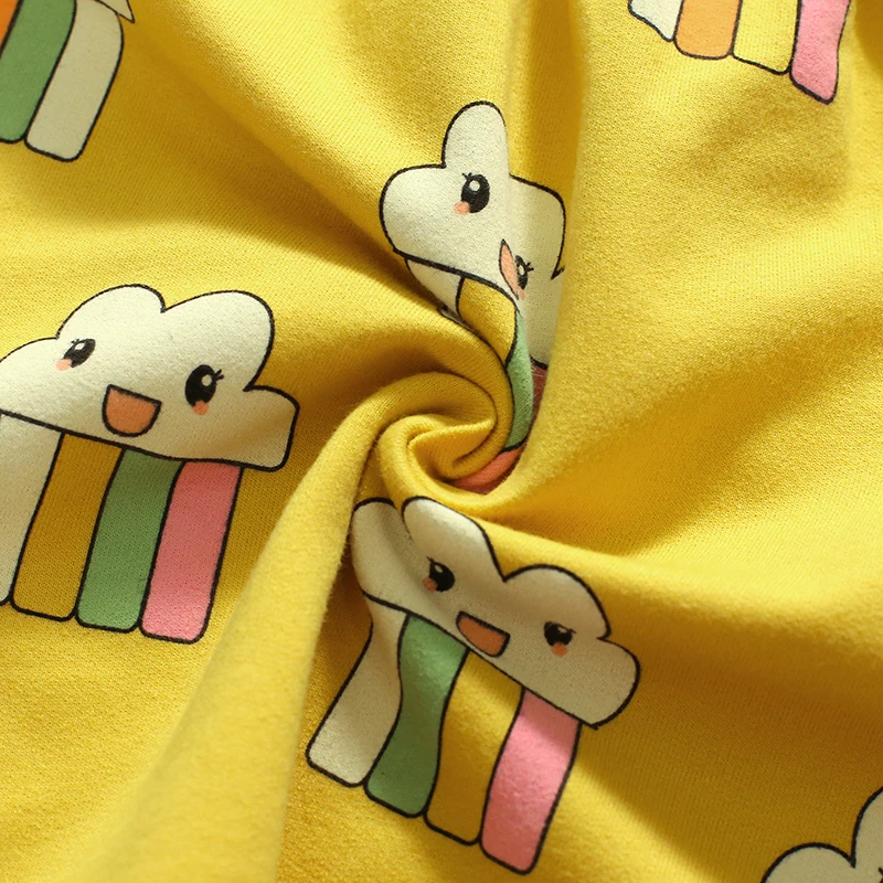 Baby Girls Autumn Cotton Children Clothing Cartoon Princess Long Sleeves Dress Spring
