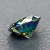 Moissanite Stone Round Cut Rainbow Purple Gemstone Lab Grown Diamond for DIY Jewelry Making Materials with GRA Certificate 3
