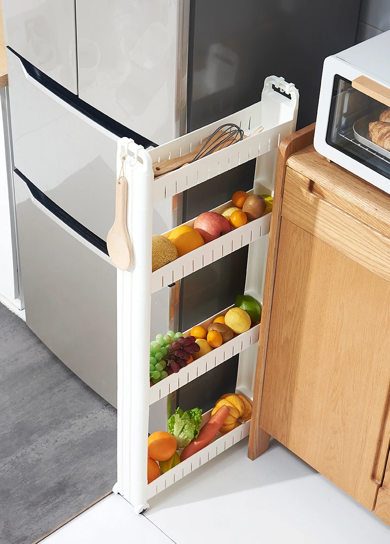 Narrow Pull Out Storage Cabinet - Crystal Cabinets
