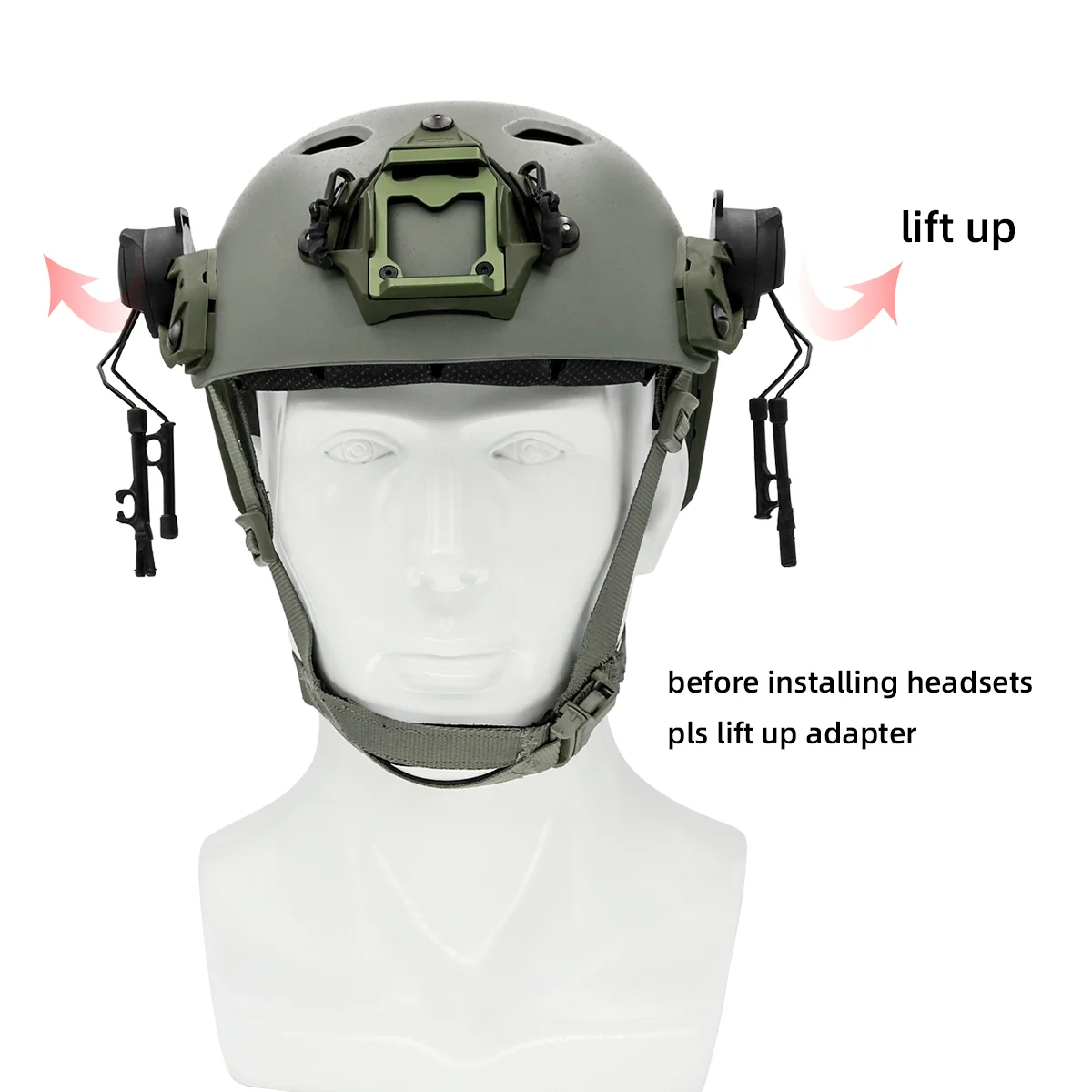 Tactical Bracket ARC Track Adapter For COMTAC I II III IV Noise Reduction Headphones tactical headset bracket,tactical headset clip,tactical helmet adapter,walkie talkie headset adapter