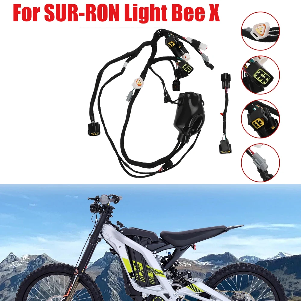 For SUR-RON Light Bee X Motorcycle Main Power Wire Harness Cable Assembly Off Road Electric Vehicle Complete Vehicle Line Cable