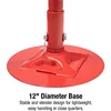 6809A, Underhoist Support Stand, ¾ Ton Capacity, 12 Inch Diameter Base, Contoured Saddle, Bearing Mounted Spin Handle, Sel 3