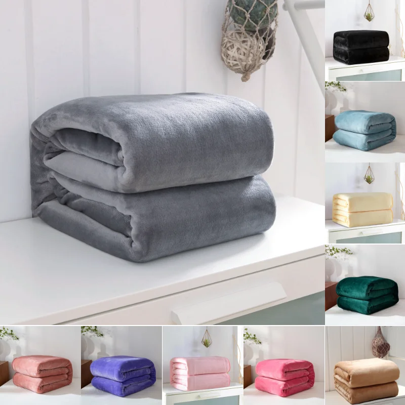 Flannel Warm Thick Blanket - AliExpress