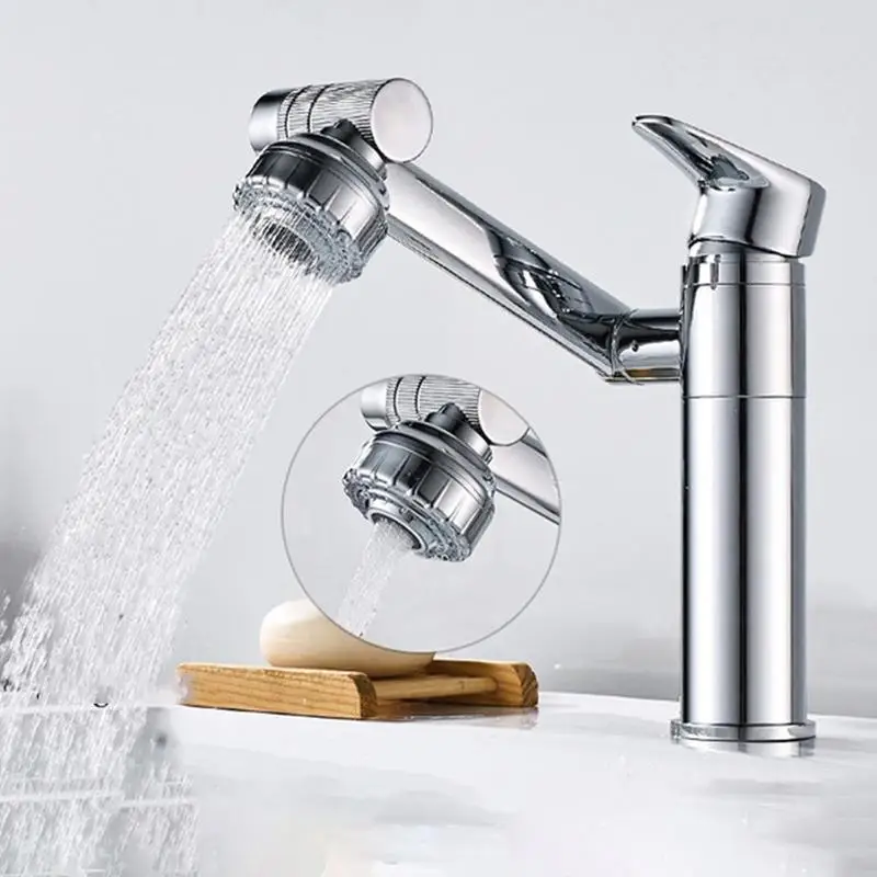 2022 Popular Washbasin Kitchen 360 Degree Rotating Hot Faucet Cold And Water Multifunctional Sink Adjustable Bathroom Fauce R8a1 modern kitchen faucets