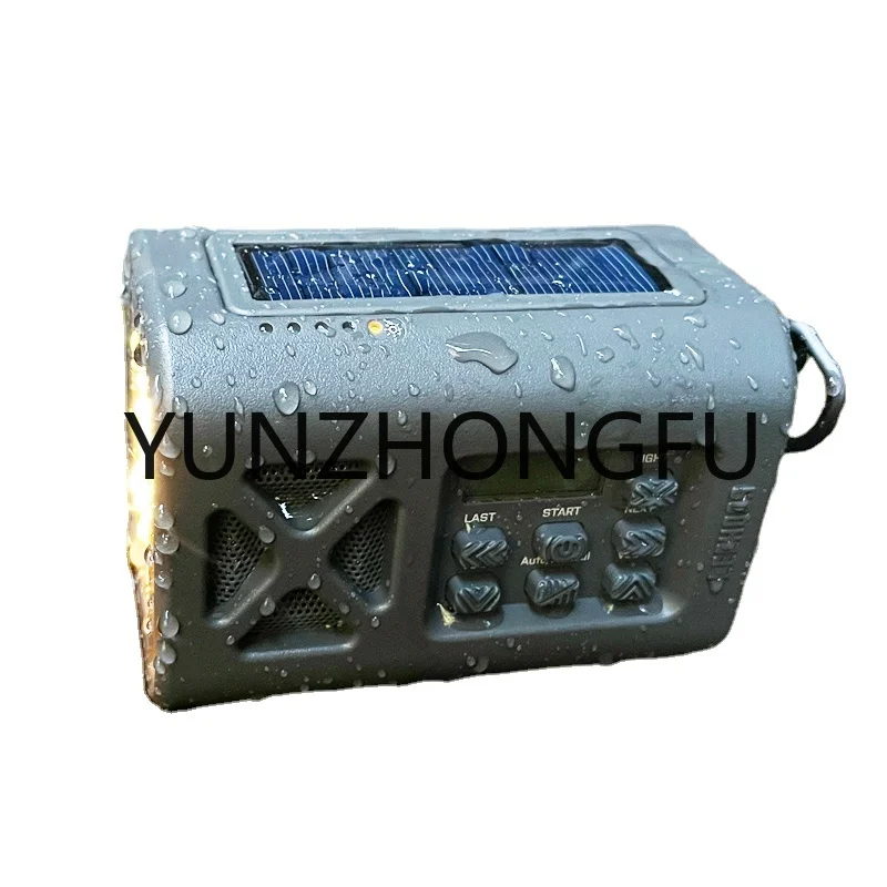 Hand-Crank-Solar-Multifunction-Portable-Radio-Flashlight-AM-FM-WB-Radio ...