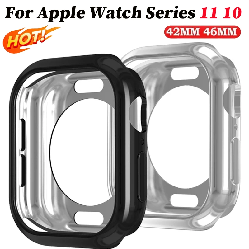 Ultra Protective TPU Bumper Case for Apple Watch - Full HD Protection, No Screen Protector