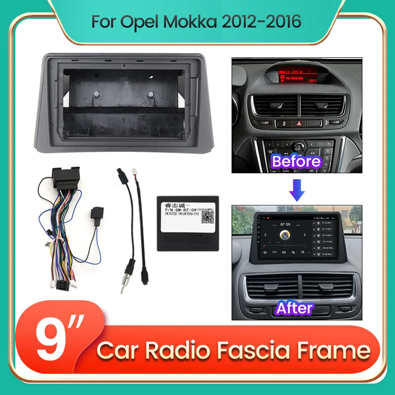 Android Car Radio Frame Kit For Opel Mokka 1 2012 2016 Auto Stereo
