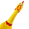 New Pets Dog Chew 16/30/39 cm Squeak Toys Screaming Chicken Squeeze Rubber Sound Dog Toy Durable Funny Yellow Vent Chicken 4