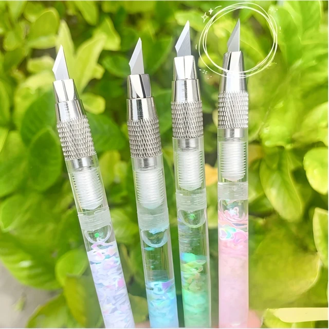 Hot Sale Ins Paper Cutter Penknife Scalpel with Steel Blades for Crafts Arts Drawing DIY Repair Precision Engraving Knives 1