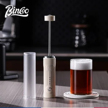 Bincoo Nuovo Latte Schiuma Caffè Frusta Mixer Frullatore Elettrico Frullino per le uova Mini Ugello Maniglia Agitatore Cappuccino Maker Strumenti di Cottura 1