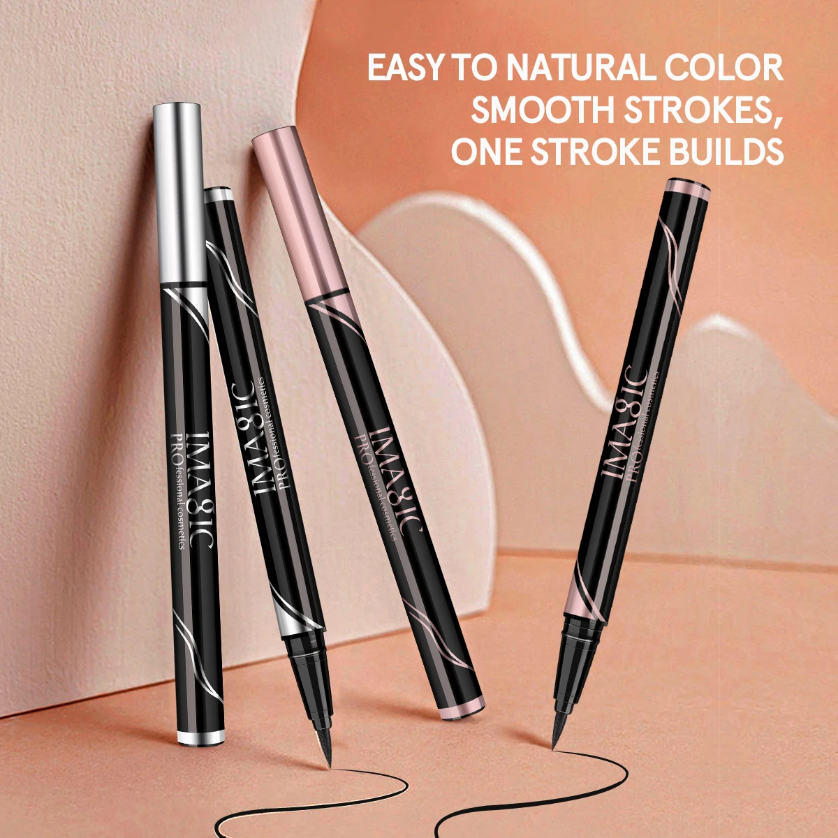 IMAGIC Wasserdicht Eyeliner Glanz Eyeliner Matte Machen Ihre Schönheit Schwarz Langlebige Eyeliner Pen Make-Up Kosmetische Werkzeug