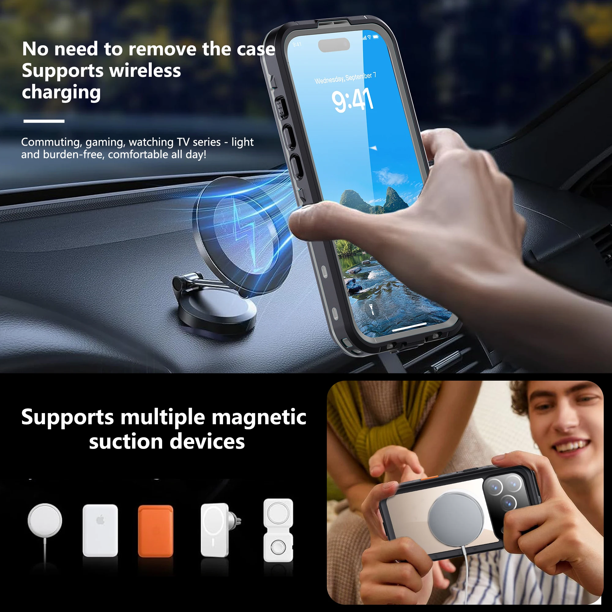 Ultimate Waterproof Shockproof Protective Phone Case - Full Sealed and Dustproof