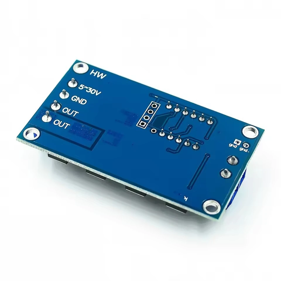 DC 12V 24V Dual MOS LED Digital Time Delay Relay Trigger Cycle Timer Delay Switch Circuit Board Timing Control Module 1-10Pcs