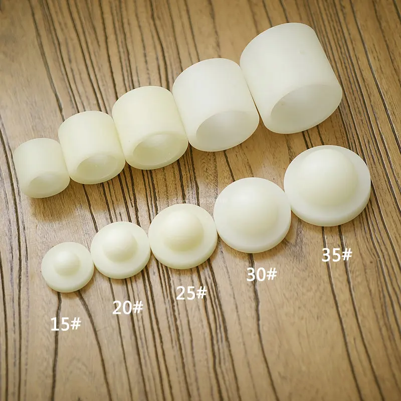 5 Kinds of Nylon Bell Molds Handmade Diy Leather Molding 1 Out 2 Plant Tanned Leather Bells with Air Vents Making Tools