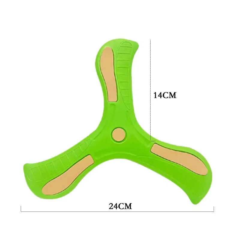 Boomerang soft three-leaf cross, children's outdoor toys, early education stress relief gifts, pet interactive toy,Outdoor toys