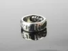 Memento Mori Skull Men's Biker Ring, Antique Stainless Steel Till Death Rings Wrapped Text for Men 4