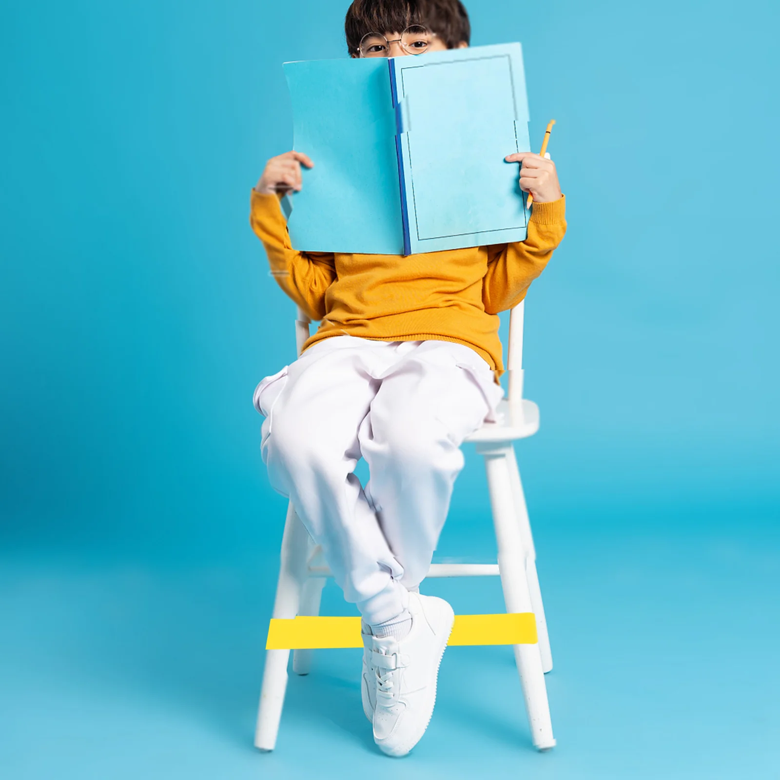 아동용 신축성 교실 의자 밴드, 피지티 피트, 컬러 의자 탄성 밴드, ADHD 도구, 피지티 피트 탄성 밴드