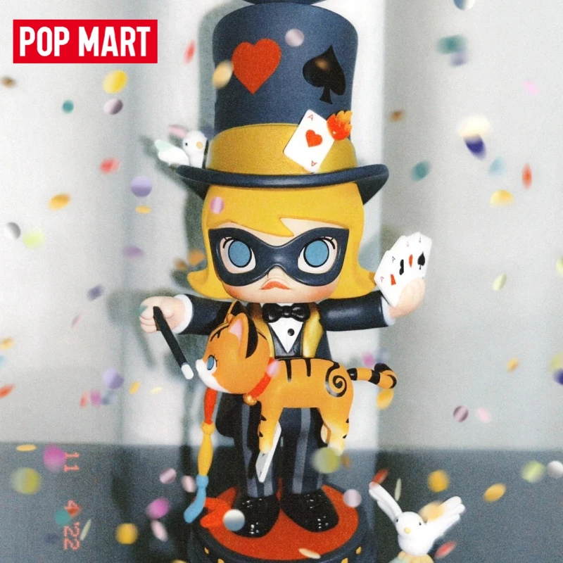 POPMART MOLLY 위대한 마술사 귀여운 피규어 트렌디한 장난감 창의적인 장식품