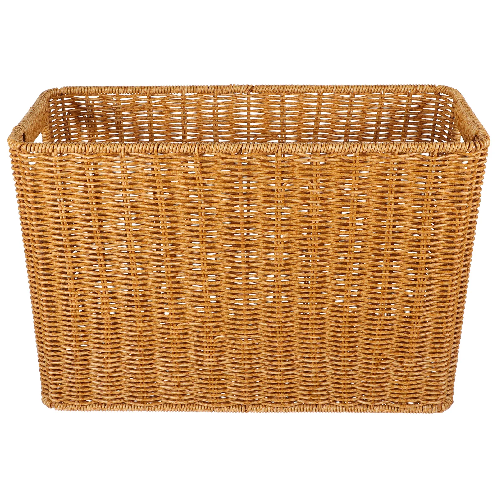 

Angoily Magazine Storage Basket Seagrass Woven File Holder Narrow Place Storage Holder Book Wicker Basket Storage Basket