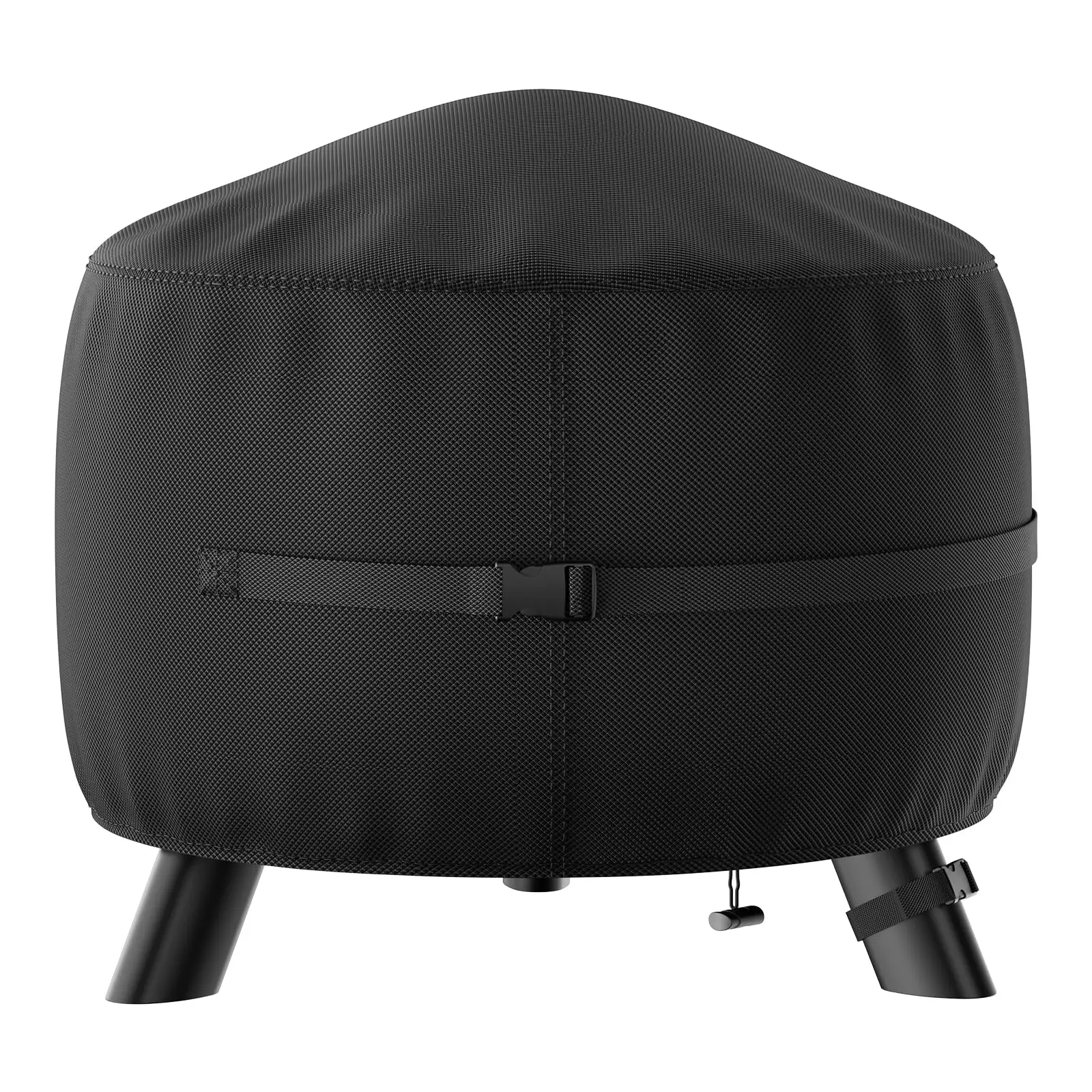 Patio Furniture Cover 600D Oxford Fabric Round Brazier Stove Fire Pit Windproof Anti-UV Waterproof