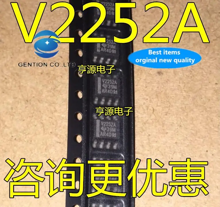 

10pcs 100% orginal new in stock TLV2252 TLV2252AIDR V2252A silkscreen SOP8 operational amplifier chip