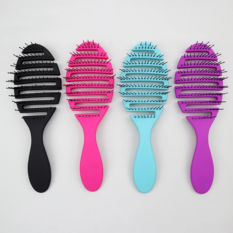 Description Picture 6 of itemRelaxing Elastic Massage Comb Portable Hair Brush Massage Brush Brushes Head Combs Scalp Hollow Massage Brush Anti-Static