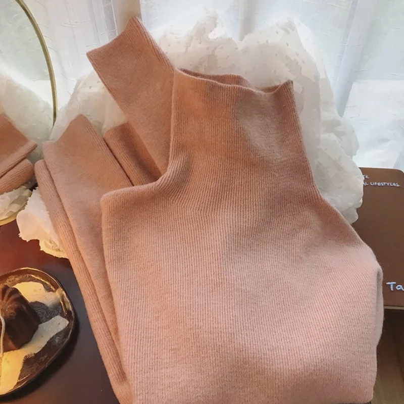 Women Long Sleeve Knitted Sweater Tops Autumn Winter