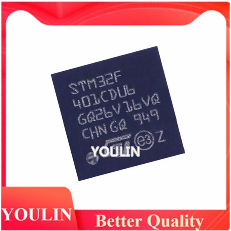 

2pcs New original STM32F401CDU6 package UFQFPN-48 microcontroller IC chip