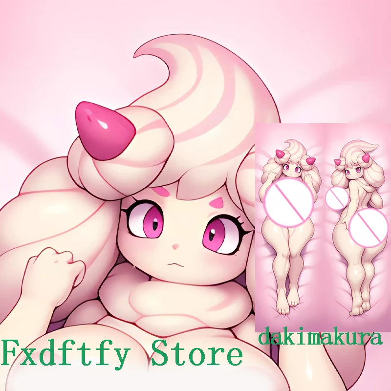 

Dakimakura anime дакимакура Двусторонняя наволочка для обнимания тела Dakimakura Alcremie с японским аниме