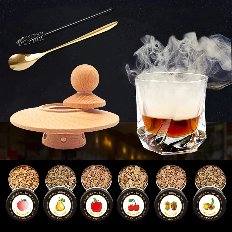 Smoker Cocktail Kit For Whiskey Martinis And Flavored Drinks Smoked