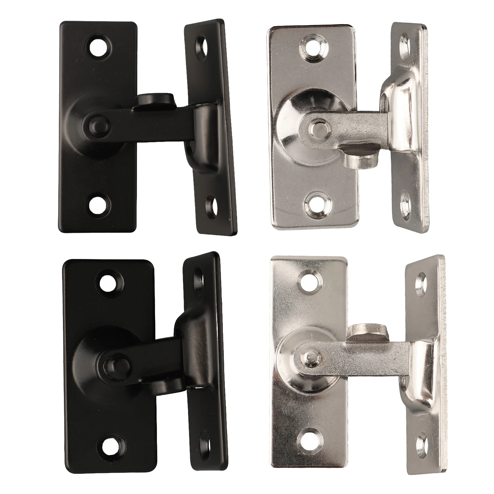 Door Lock Guard Latch Bolt 90 Degree Stainless Steel Toggle Latch Sliding  Door Lock Right Angle Barn Lock Safety Hardware