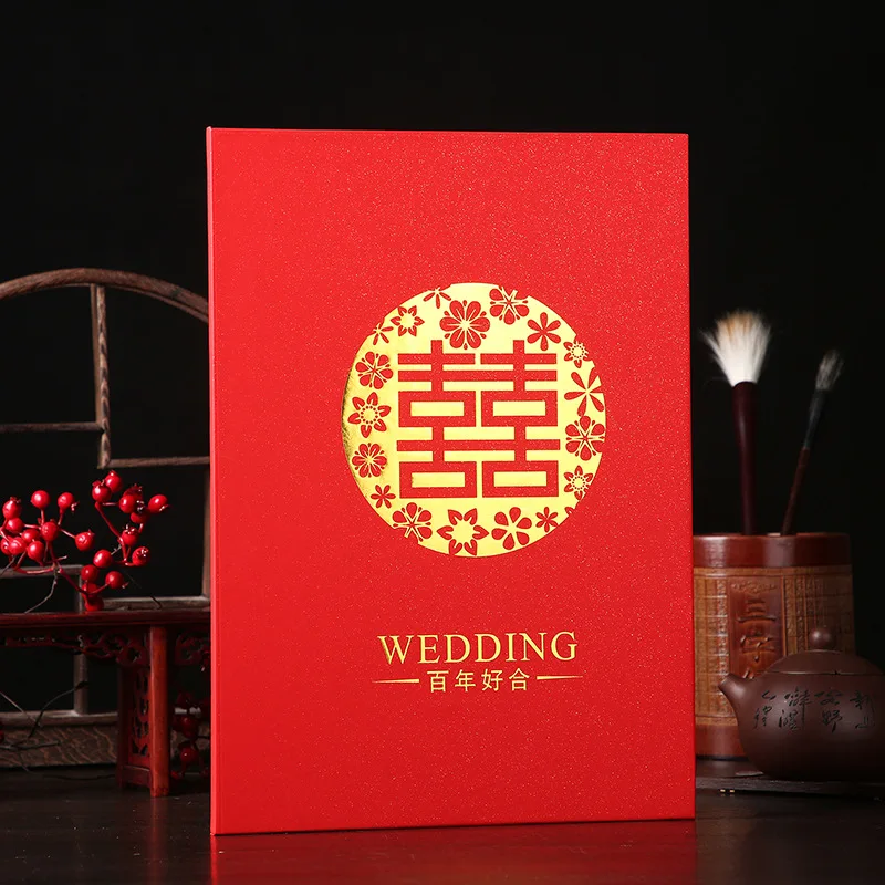 Chinese Wedding Gift Book Wedding Without Grid Attendance Book Guest List Of Presents Supplies Tally