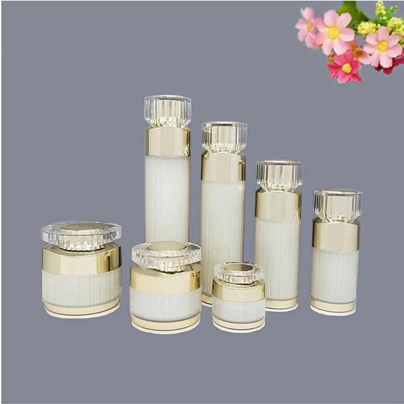 

5/10pcs 15/30/50ml Empty Airless Bottles 5/10/15/30/50g Acrylic Jar Cosmetic Bottle Cream Lotion Jar Pump Bottle