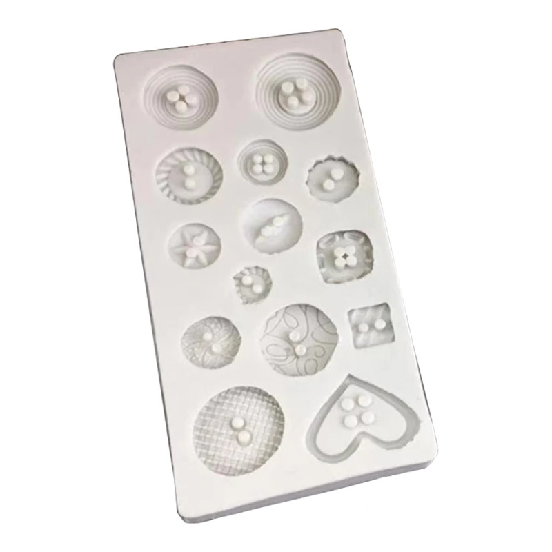 

Cake Molds Button Silicone Craft Mold Flexible Handmade DIY Craft