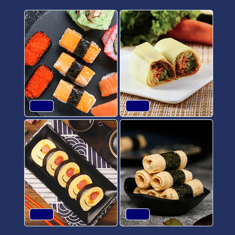 Sushi Rolling Tool Sushi Rolling Mat Sushi Tools GIANXI 1PC Kitchen Sushi Tool Bamboo Rolling Mat DIY Onigiri Rice Paddles Tools Bamboo Sushi Mat Japanese Machine Tool