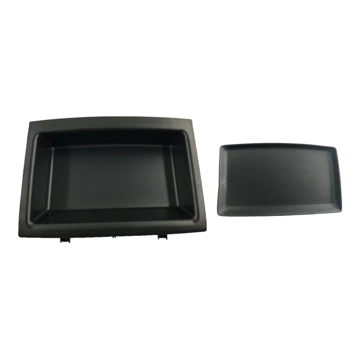 Car Interior Trim 1/2PCS Dashboard Debris Tray Storage Box Rubber Insert Trim For VW Polo 4 9N GTI 2004 2006 2008 2010 6Q0858719A 6Q0858168
