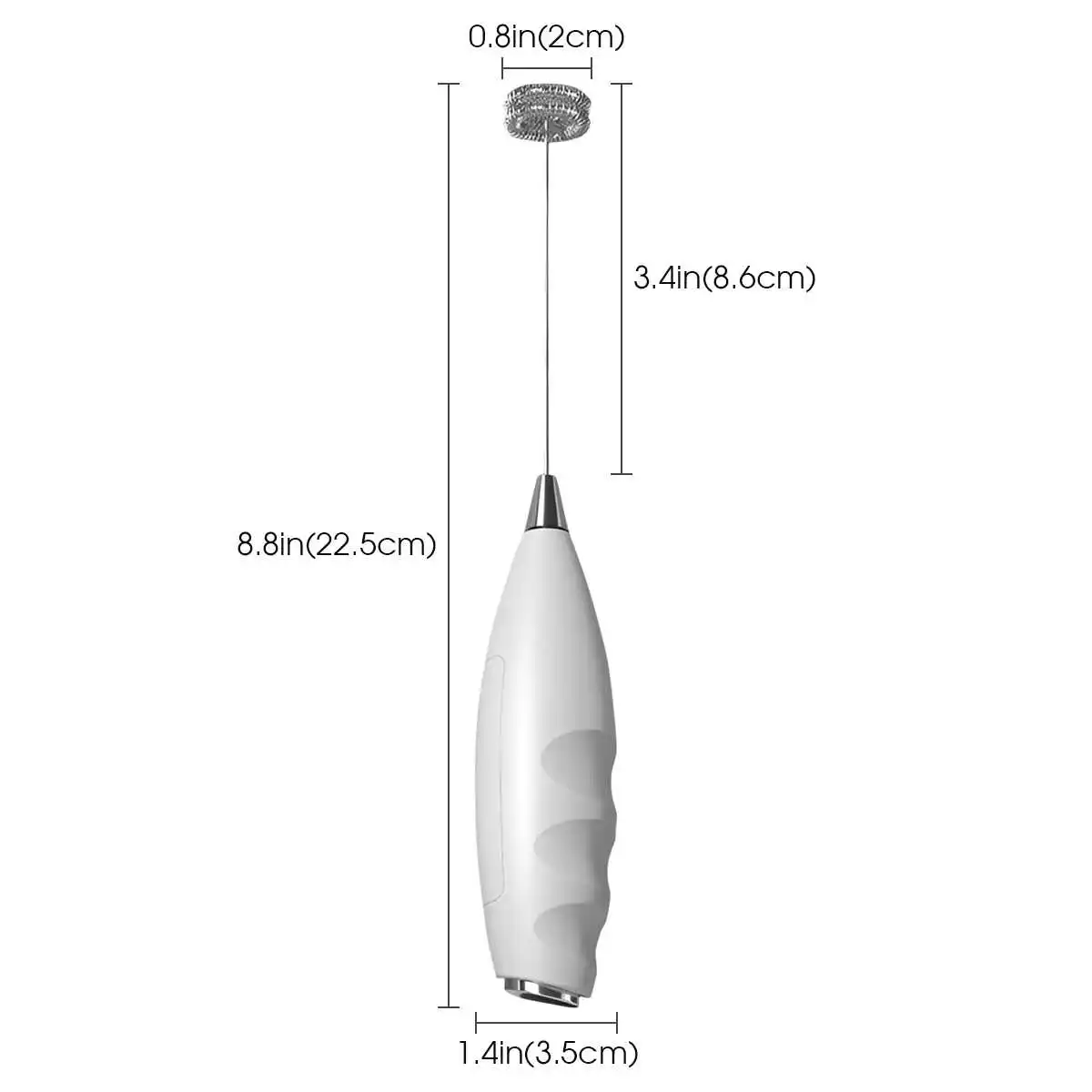 Cordless Electric Milk Frother and Beverage Mixer