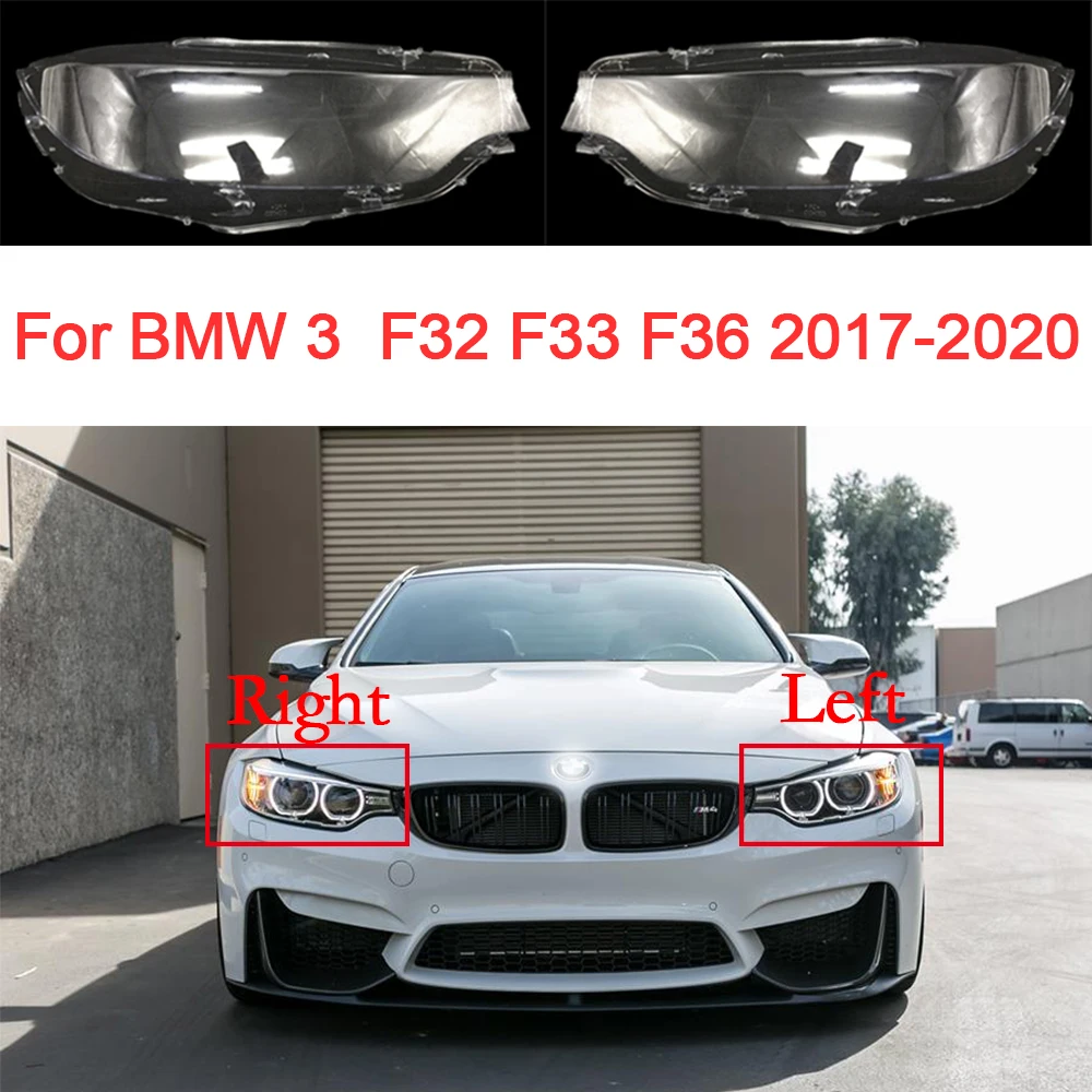 Car Headlight Cover Replacement Lampshade Clear Light Glass Coverfor