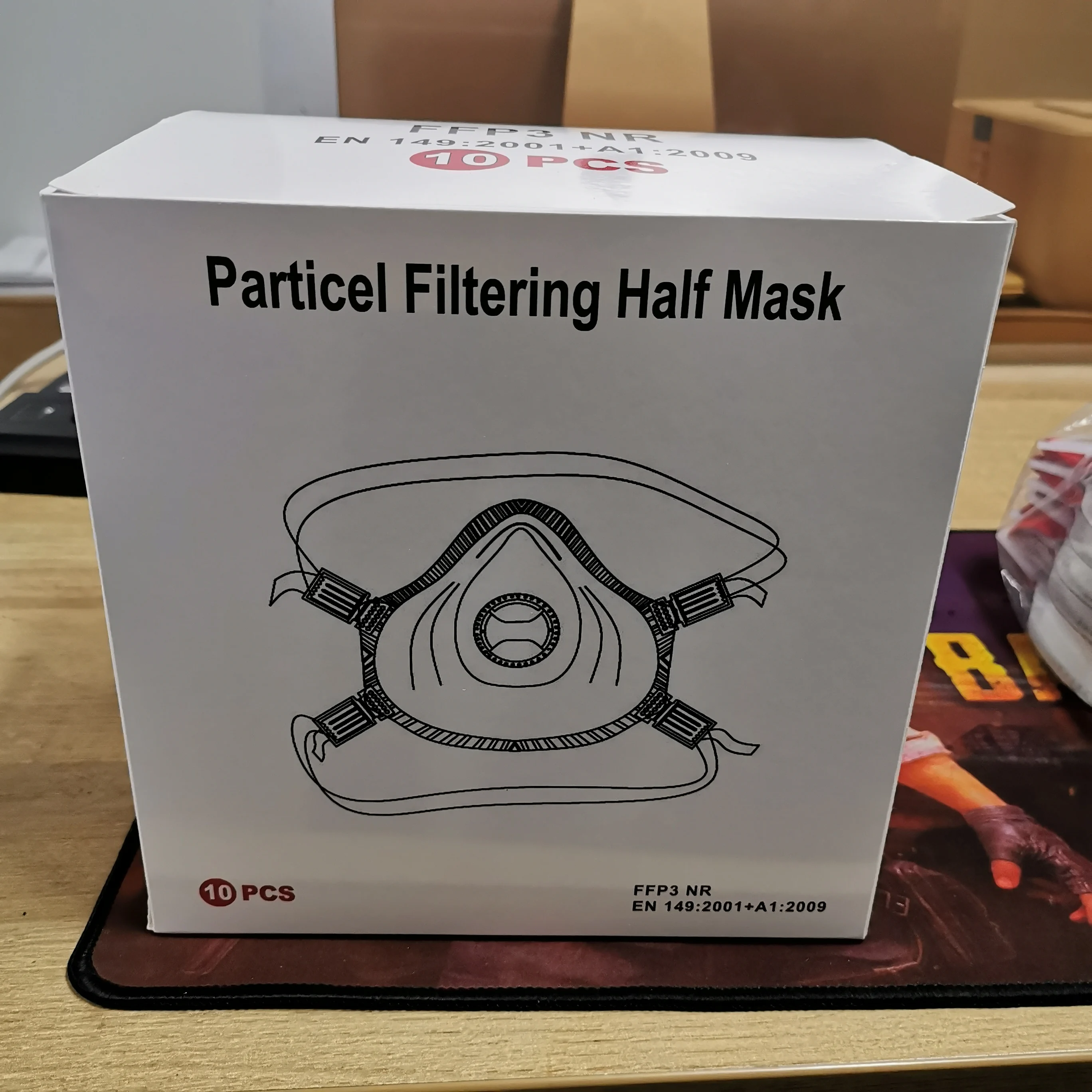 CE 2797 ffp3 mask Breathing valve cup ffp 3 big face