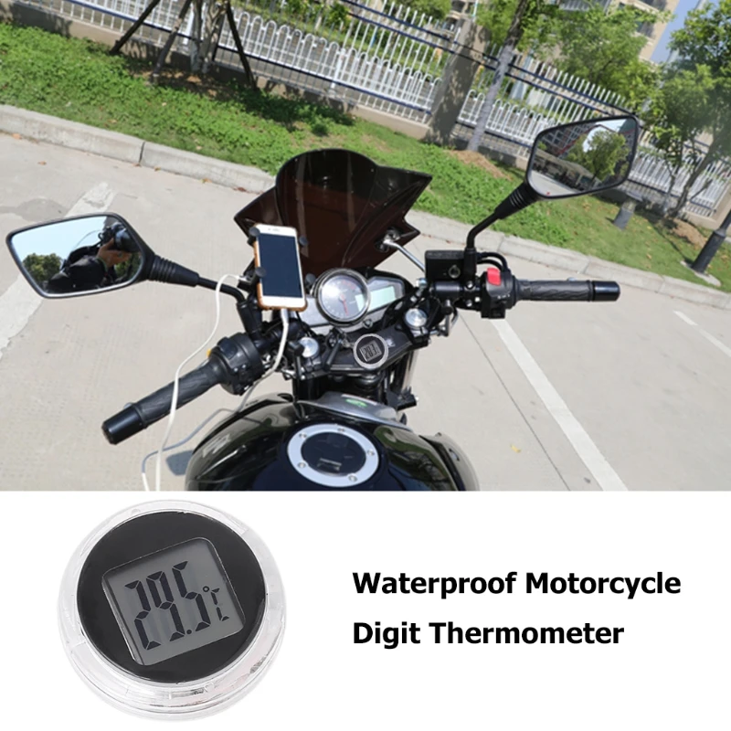 Termometro Digitale Per Moto - Impermeabile, Ad Alta Precisione, Con Display E Adesivo 3M - Foto 14