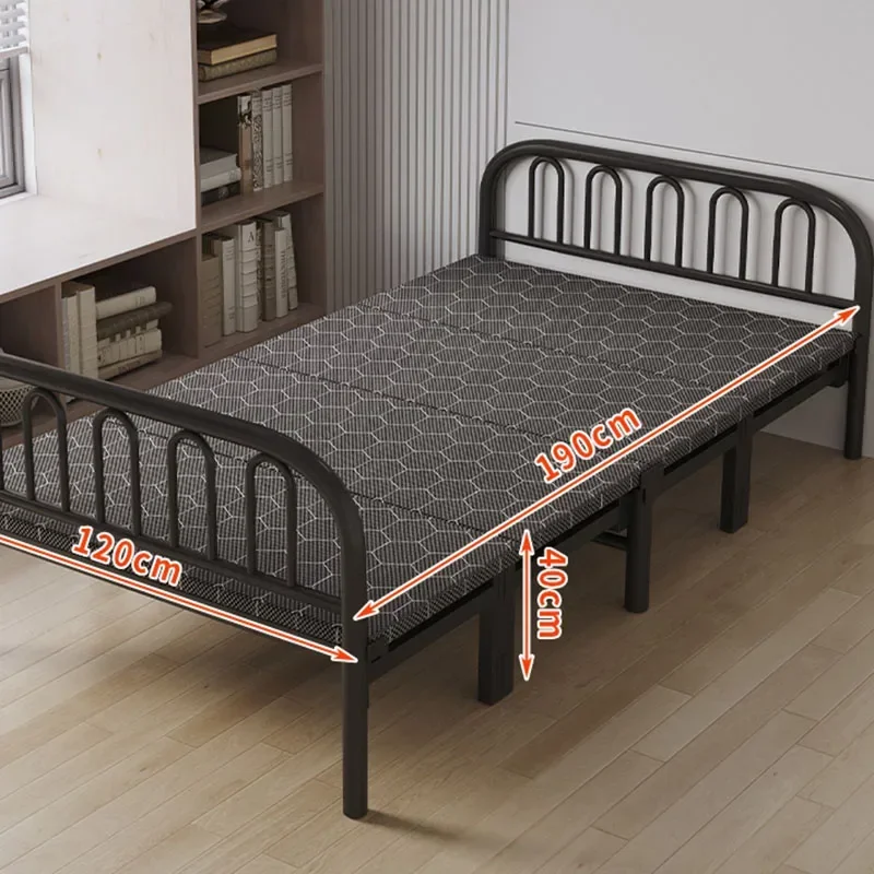 El&aacute;stica Postmodern Furniture，Minimalism Floor Bed Frames Single Space Saving Modern Accent Advanced Sense Bed Lazy People Cama