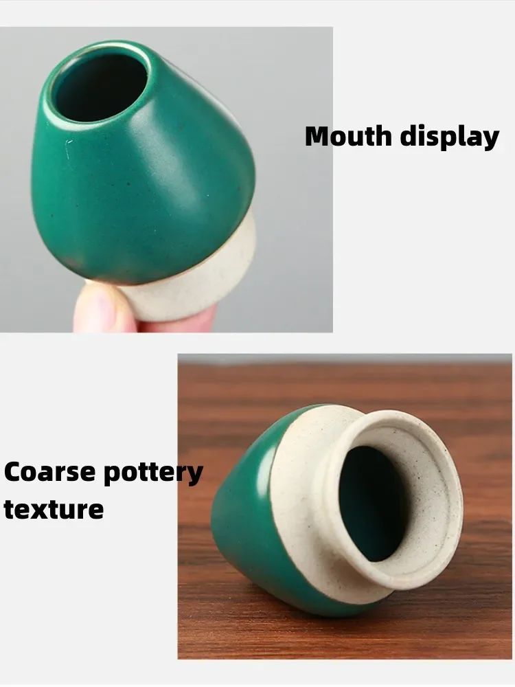 Description Picture 4 of itemCeramic Matcha Green Tea Chasen Holder Stand Bowl Bamboo Whisk Grinder Brushes Tea Tools Holder Tea Accessories Teaware
