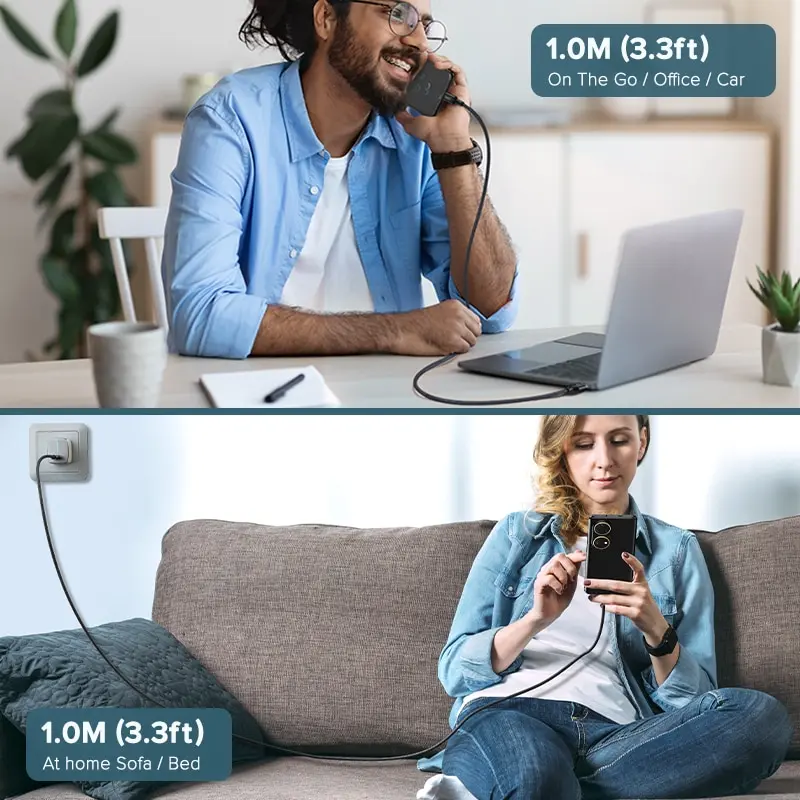 รูปสินค้า สายชาร์จ USB Type-C 3.1A ชาร์จเร็ว