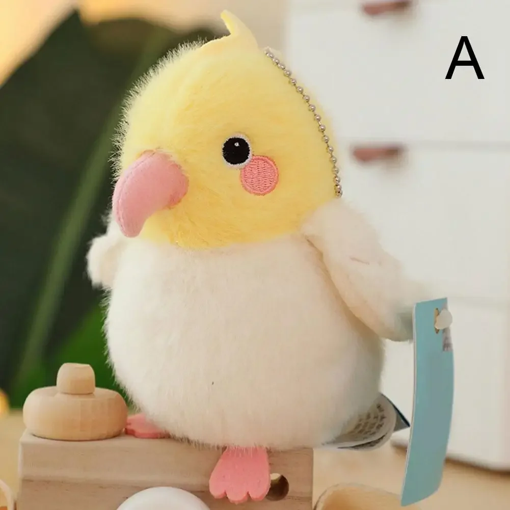 thumbnail image 1 of Soft Mini Lifelike Cartoon Birds Parrot Sparrow Bird Pendant Toy Simulated Animals Plush Cockatiel Nest Stuffed Doll Toy R9W4, 1 of 5