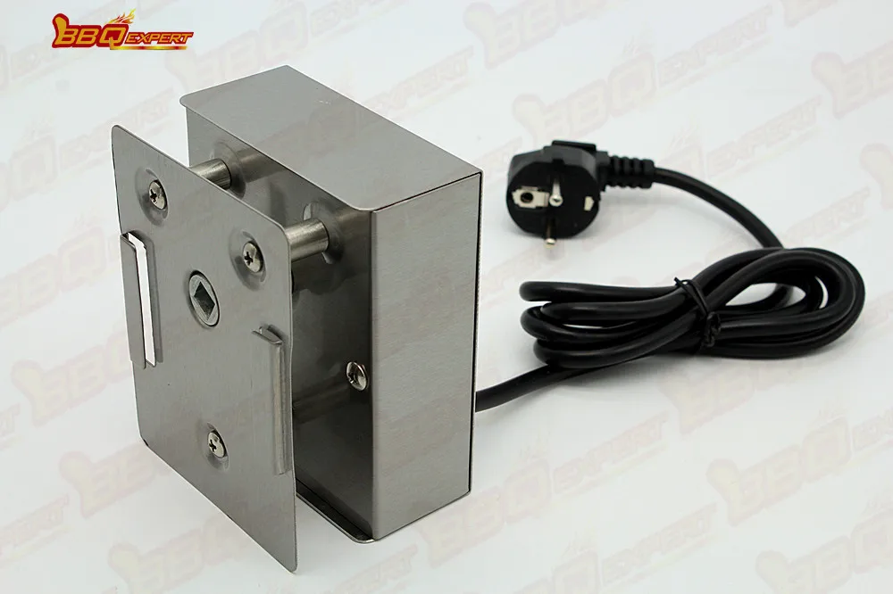 Description Picture 6 of itemElectric Heavy Meat BBQ Rotisserie Rotating Motor Eletric Grill Barbecue Spit Metal Rotisserie Motor Barbecue Accessories 220V