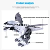 Spray Jurassic Dinosaurs Robot Mechanical Animal Model  Dragon Velociraptor Intelligent Walking Toys Gifts For Children 4