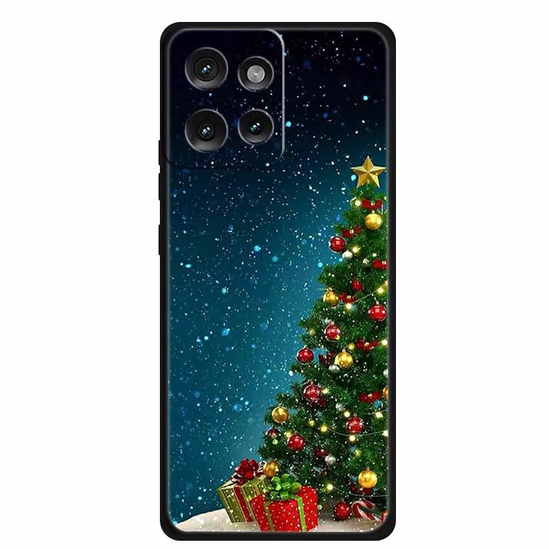 Festive Holiday Silicone Case - Soft TPU Protective Cover with Christmas Design