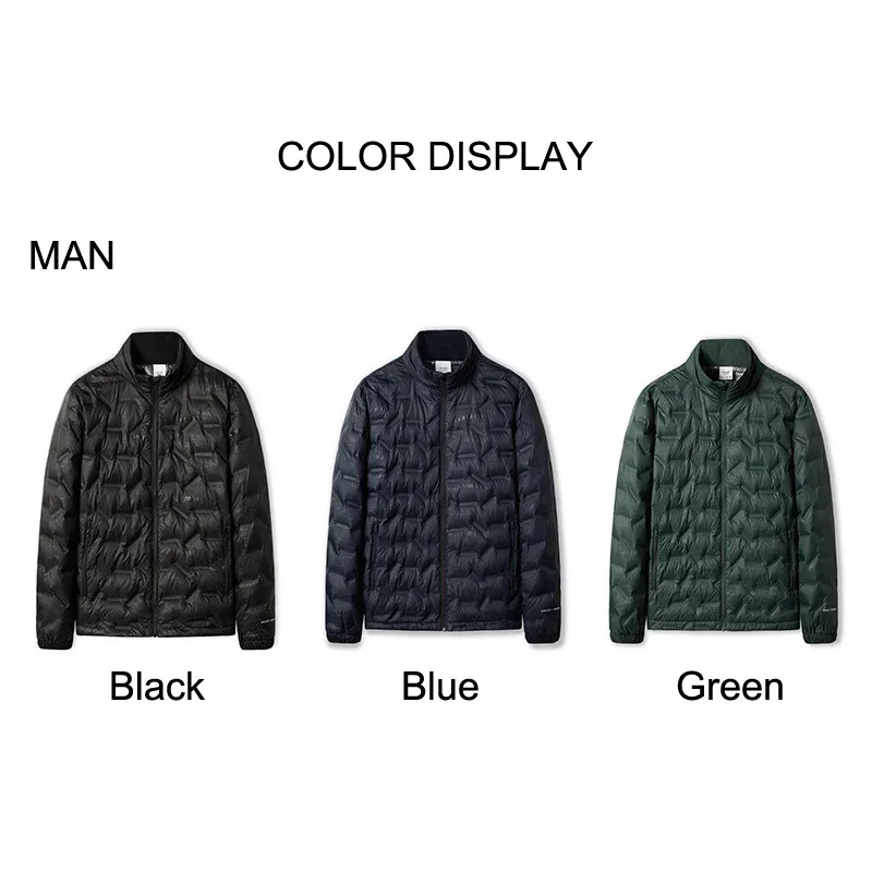 Men's Winter Down Jacket – 80% White Duck Down, Waterproof Warm Hiking & Climbing Coat for Outdoor Camping, Trekking & Sports - 4
