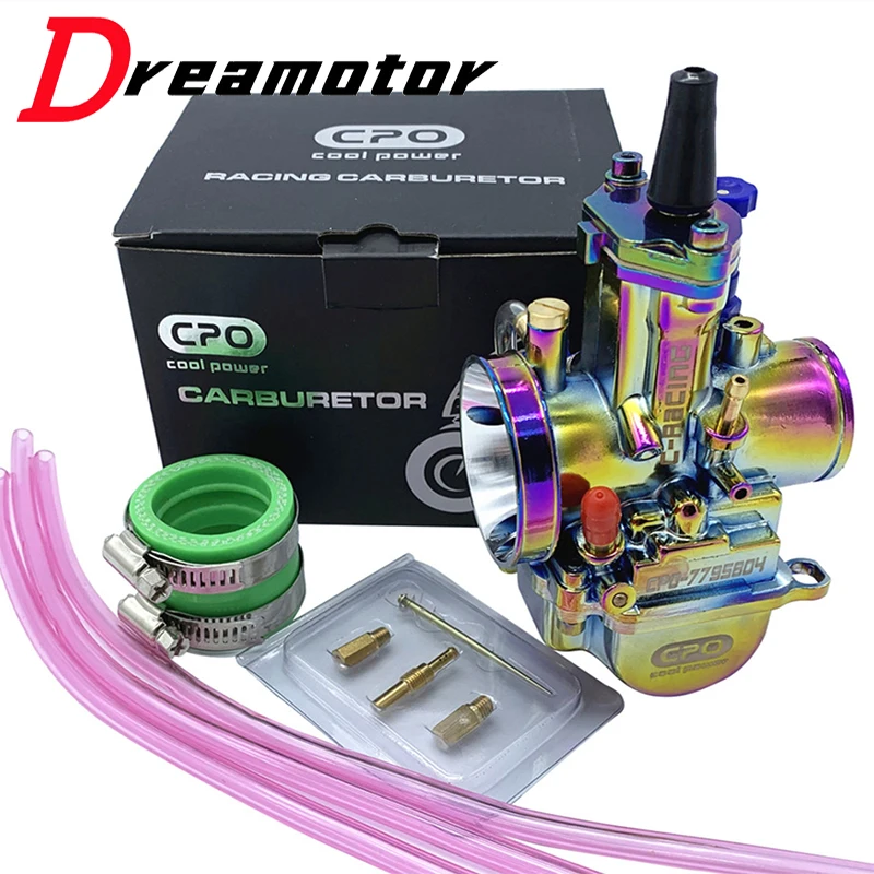 PWK Color Carburetor 28mm 30mm 32mm 34mm Motorcycle CPO |